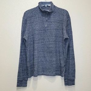 J. Crew Knit Goods Long Sleeve Quarter Zip Pullover 100% Cotton Medium